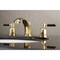 Kingston Brass KB8962DKL 8" Widespread Bathroom Faucet, Polished Brass KB8962DKL - alternate 2
